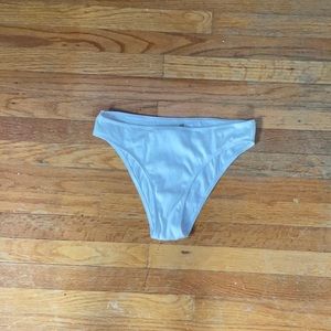 SHEIN Ribbed Swim Bottoms